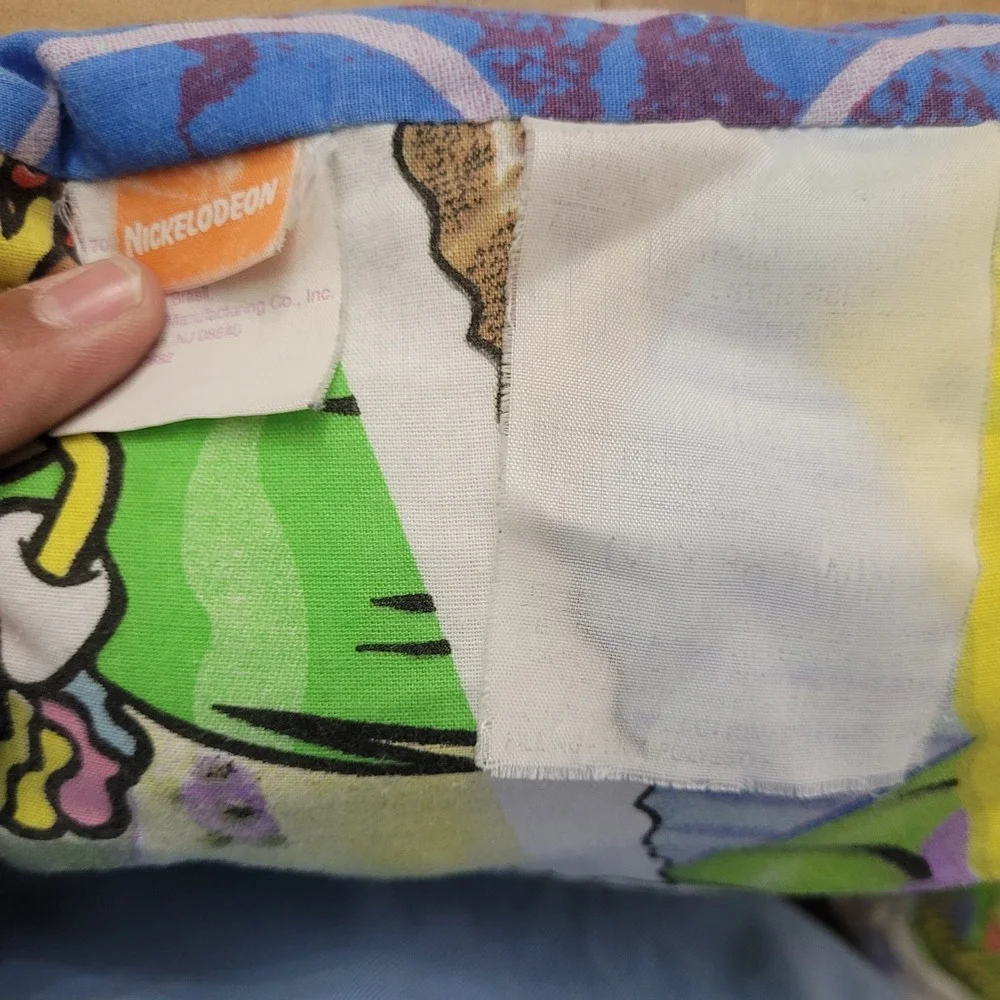 Vintage Y2K Spongebob Squarepants Twin Comforter Patrick Nickelodeon 2001 2 Side